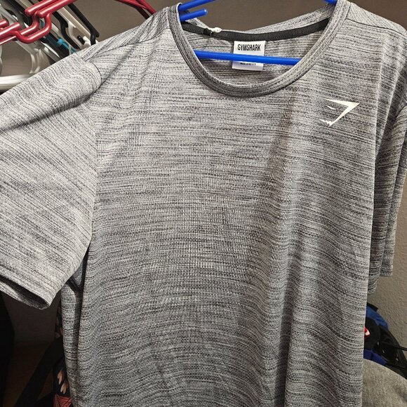 Gymshark Arrival Tee Shirt Short Sleeve New XL Grey - Picture 2 of 3